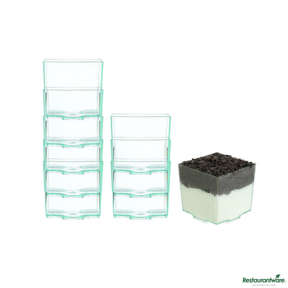 Wholesale Restaurantware Cup 3 Z Plst Quadrato Grn- Bulk