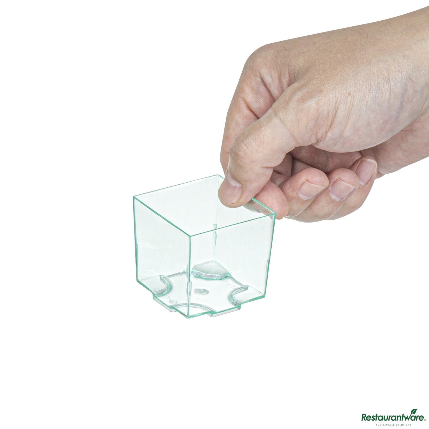 Wholesale Restaurantware Cup 3 Z Plst Quadrato Grn- Bulk