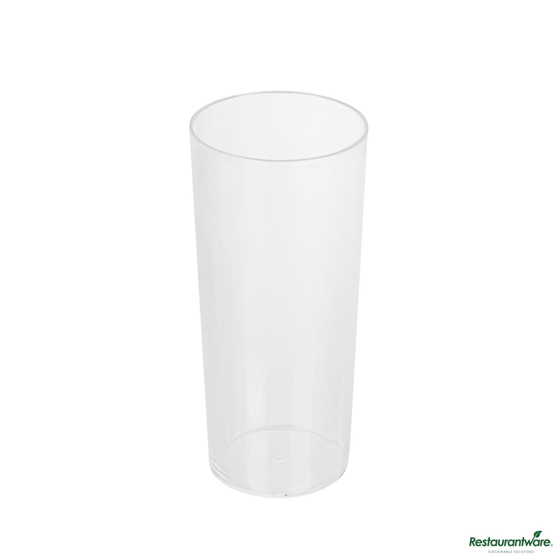 Wholesale Restaurantware 5 Oz Round Clear Plastic Cannello Cocktail Glass - 1 3/4" X 1 3/4" X 4"- Bulk