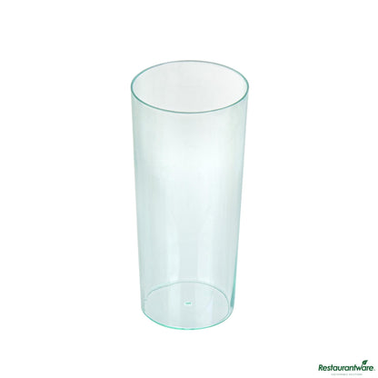 Wholesale Restaurantware 5 Oz Round Seagreen Plastic Cannello Cocktail Glass - 1 3/4" X 1 3/4" X 4"- Bulk