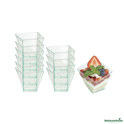 Wholesale Restaurantware Dish Plst 2 Z Sea Grn Girata- Bulk