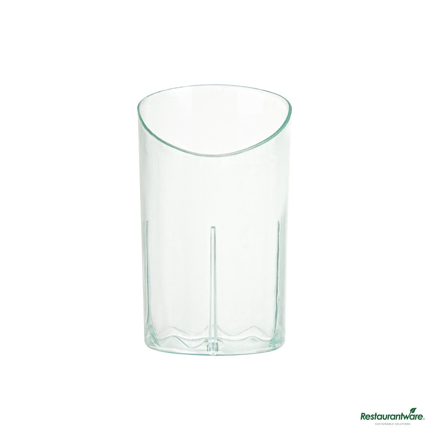 Wholesale Restaurantware 3 Oz Seagreen Plastic Triangolo Shot Glass - 1 3/4" X 1 3/4" X 3"- Bulk