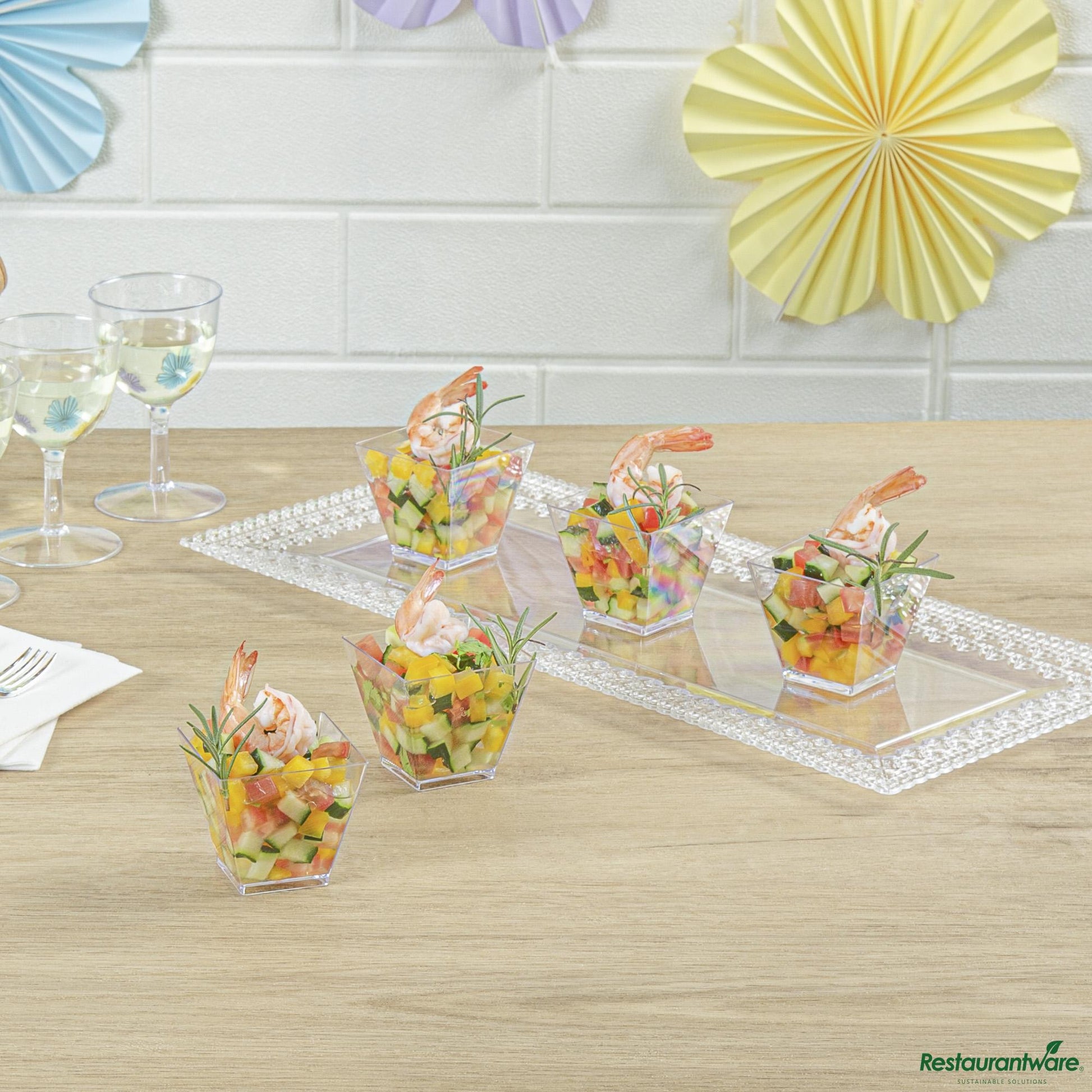 Wholesale Restaurantware Cup Plst 2 Z Dssrt Clr Mini- Bulk