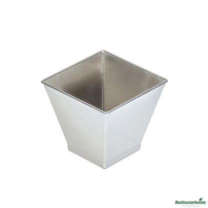Wholesale Restaurantware 2 Oz Square Smoked Gray Plastic Mini Kova Cup - 2" X 2" X 1 3/4"- Bulk
