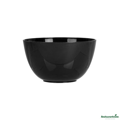 Wholesale Restaurantware 4 Oz Round Black Plastic Bodega Cup - 3" X 3" X 1 3/4"- Bulk
