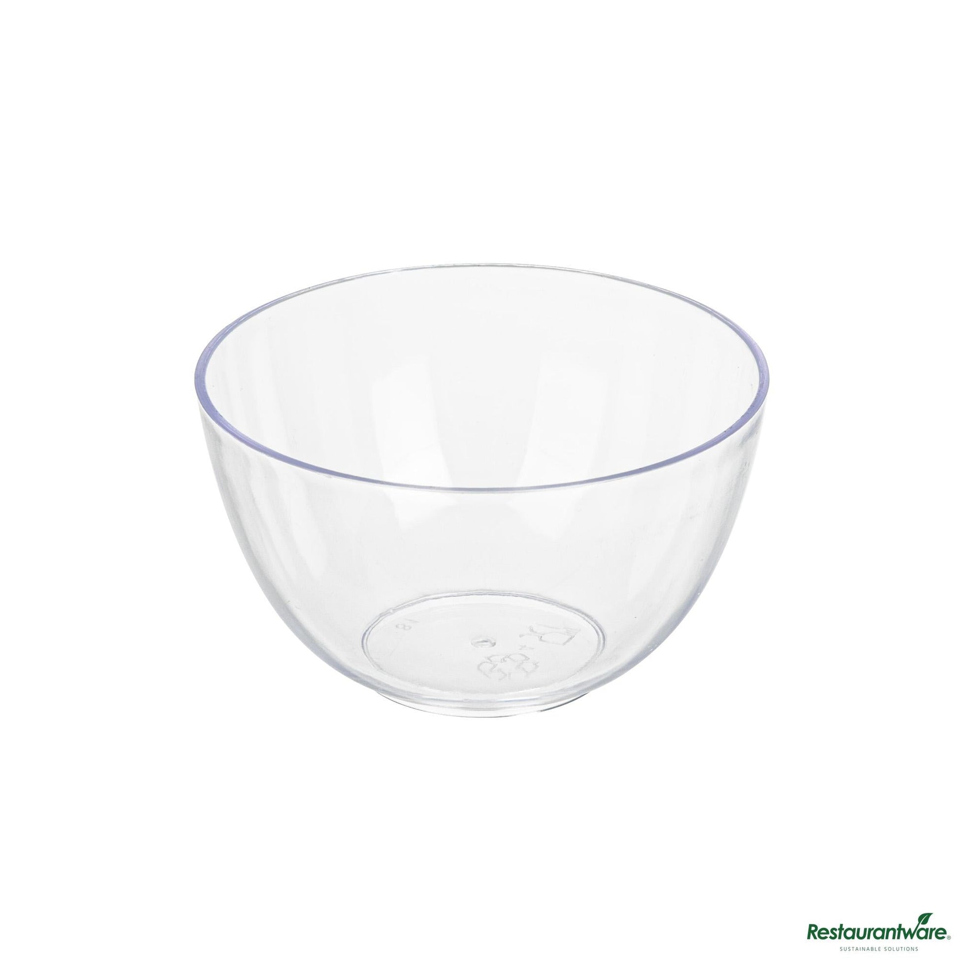Wholesale Restaurantware 4 Oz Round Clear Plastic Bodega Cup - 3" X 3" X 1 3/4"- Bulk