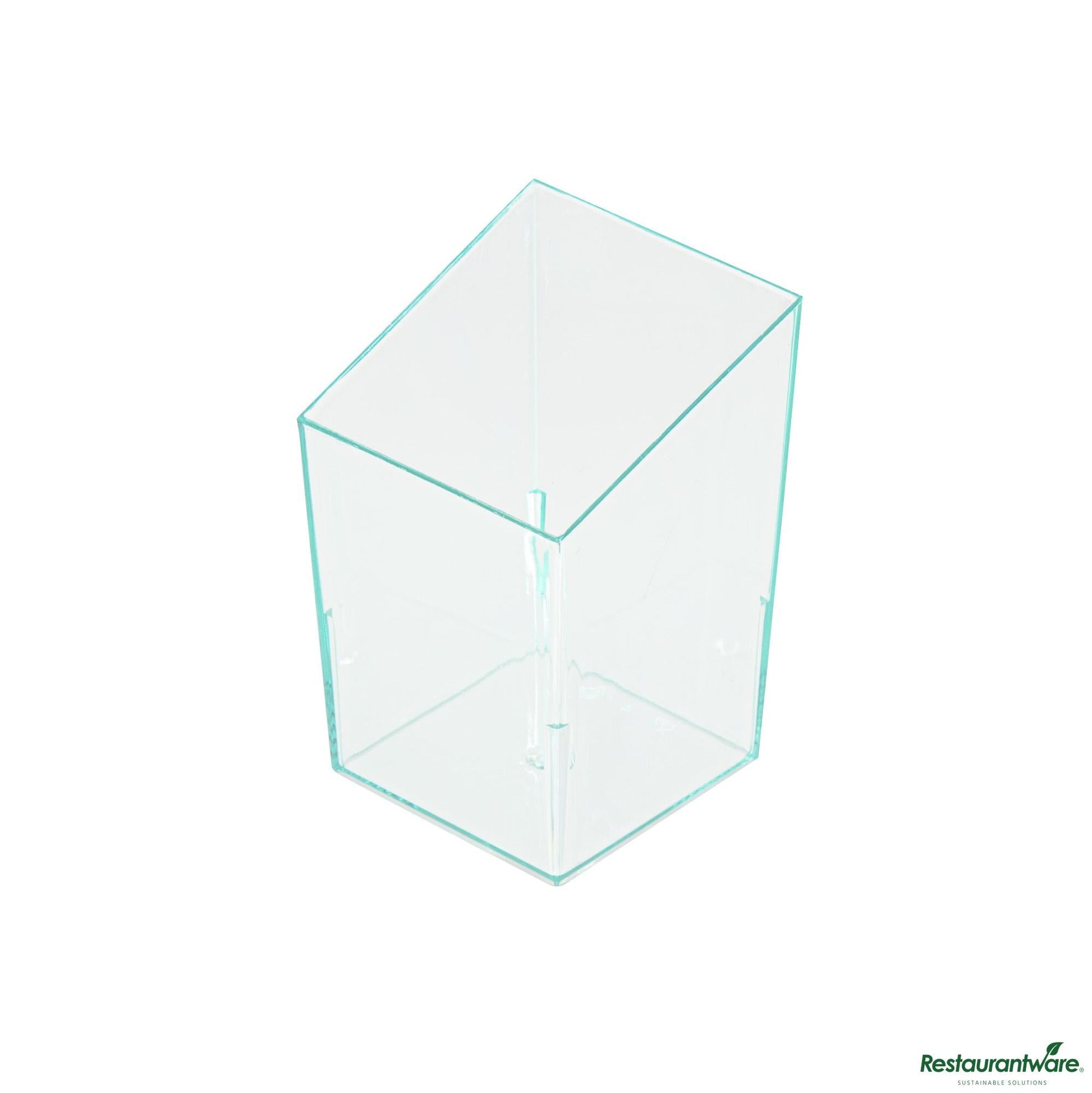 Wholesale Restaurantware Cup Plst 3 Z Dssrt Sea Grn Sq- Bulk