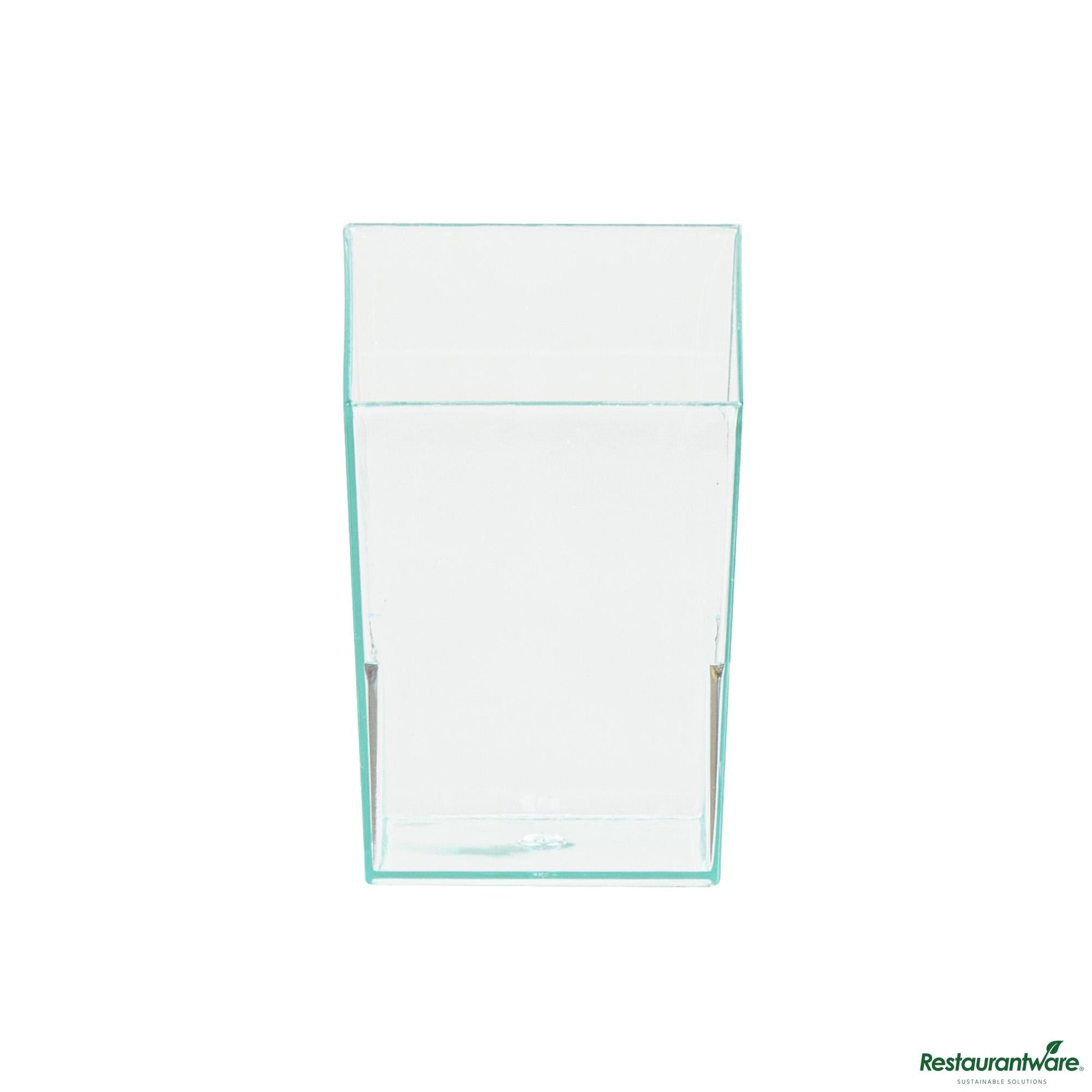 Wholesale Restaurantware Cup Plst 3 Z Dssrt Sea Grn Sq- Bulk