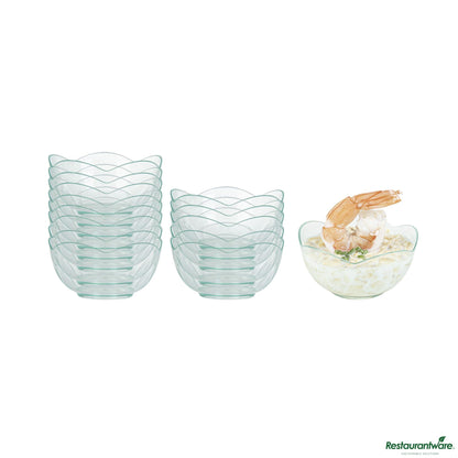 Wholesale Restaurantware Cup Plst 2 Z Dssrt Grn Fleur- Bulk