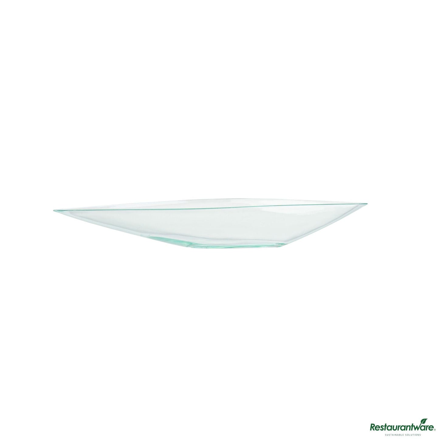 Wholesale Restaurantware Diamond Seagreen Plastic Canoe Dish - 5" X 1 1/2" X 3/4"- Bulk