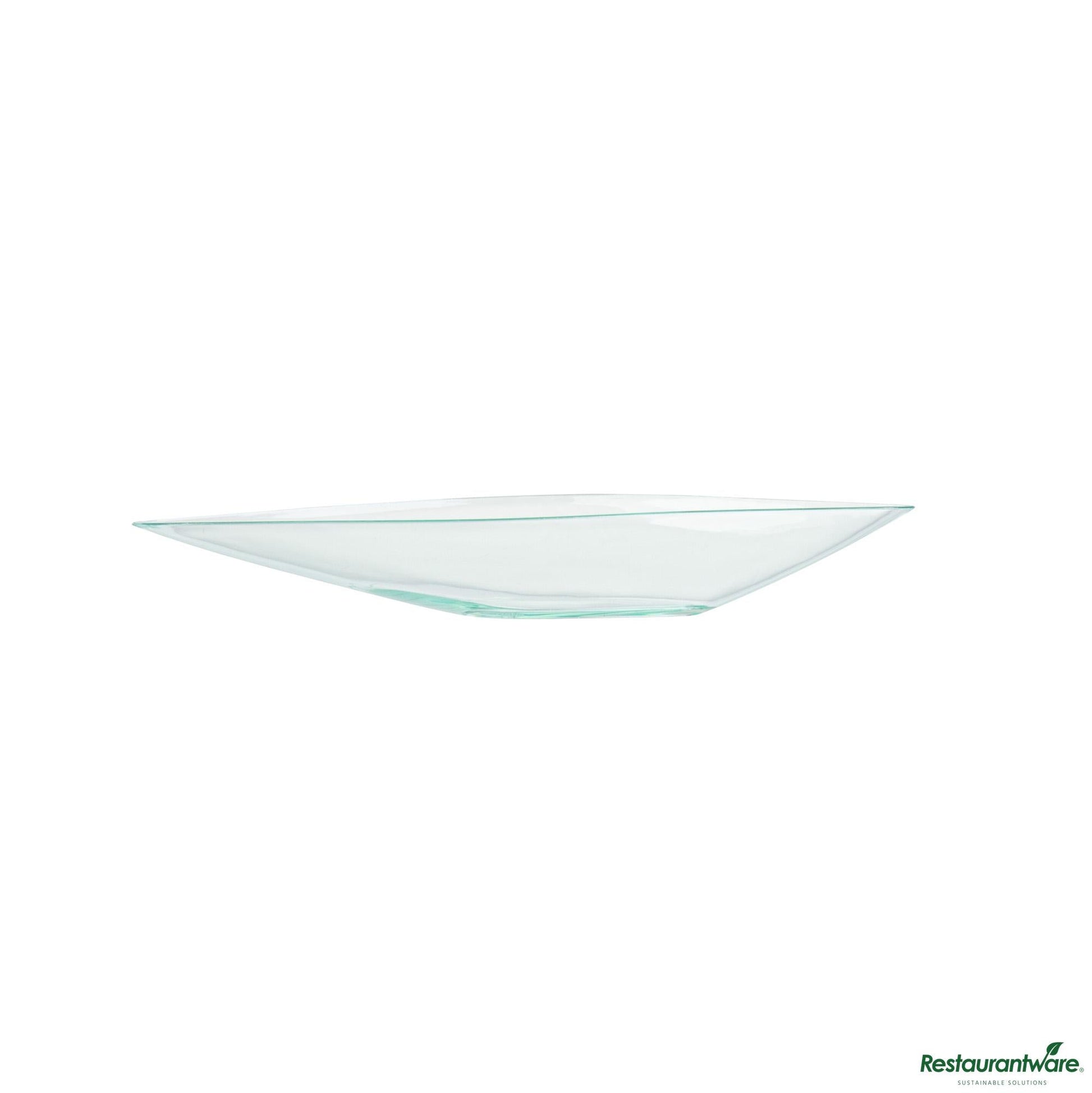 Wholesale Restaurantware Diamond Seagreen Plastic Canoe Dish - 5" X 1 1/2" X 3/4"- Bulk