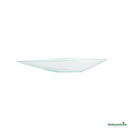 Wholesale Restaurantware Diamond Seagreen Plastic Canoe Dish - 5" X 1 1/2" X 3/4"- Bulk