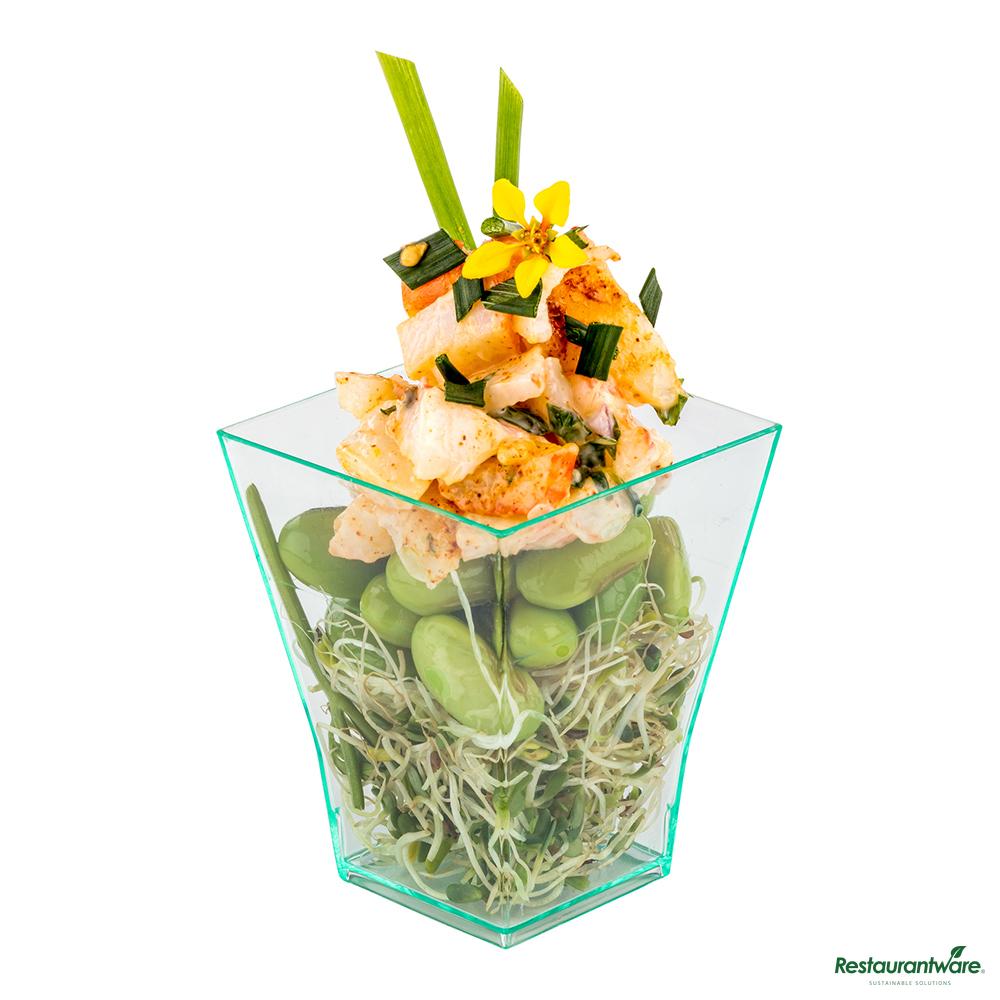 Wholesale Restaurantware Cup Plst 2 Z Dssrt Sea Grn Bnt- Bulk