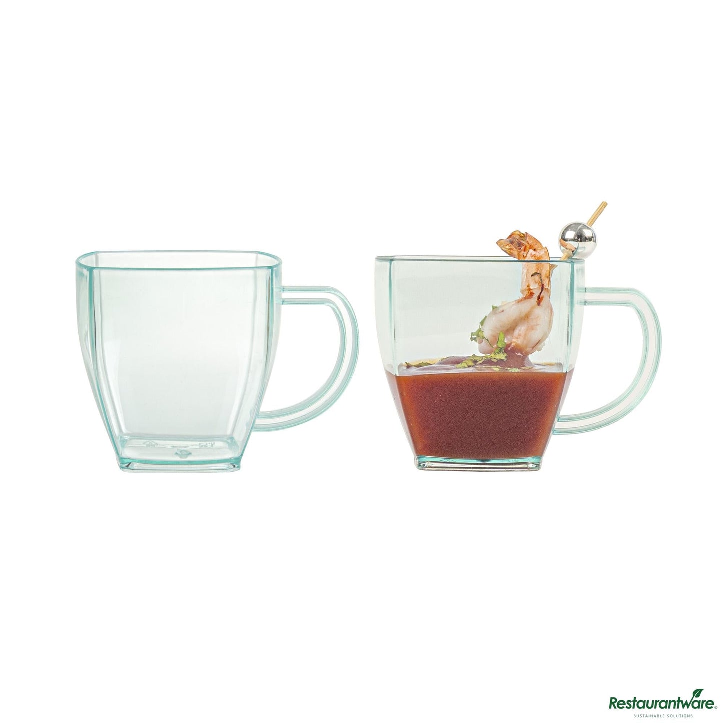 Wholesale Restaurantware Cup Plst 5 Z Cof Sea Grn Mini- Bulk