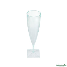 Wholesale Restaurantware 5 Oz Seagreen Plastic Champagne Flute - 2" X 2" X 7"- Bulk