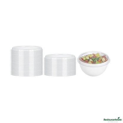 Wholesale Restaurantware Lid Cup 4 Z Solid Plst Clr- Bulk