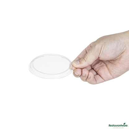 Wholesale Restaurantware Lid Cup 4 Z Solid Plst Clr- Bulk