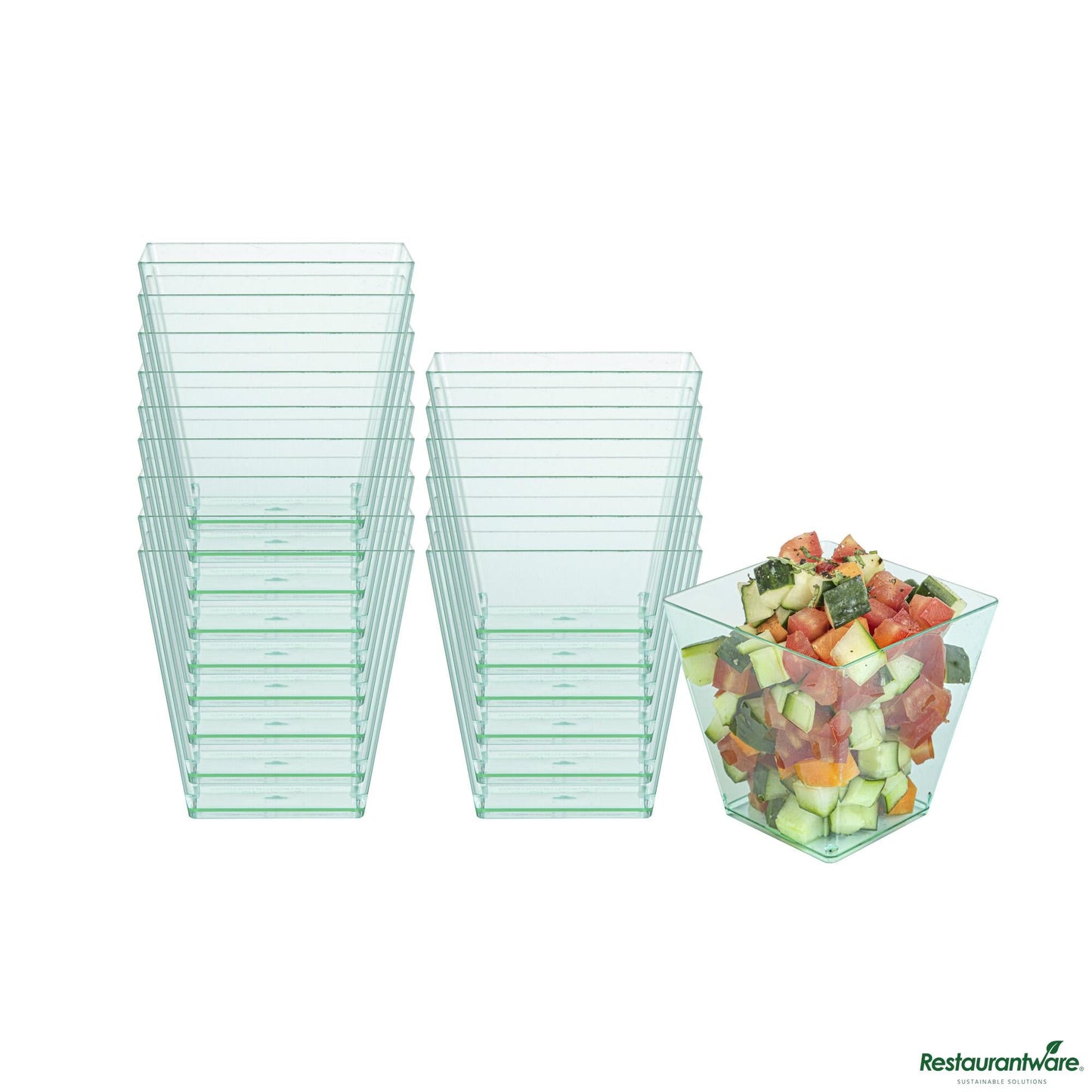 Wholesale Restaurantware Cup Plst 8 Z Aptzr Grn Kova- Bulk