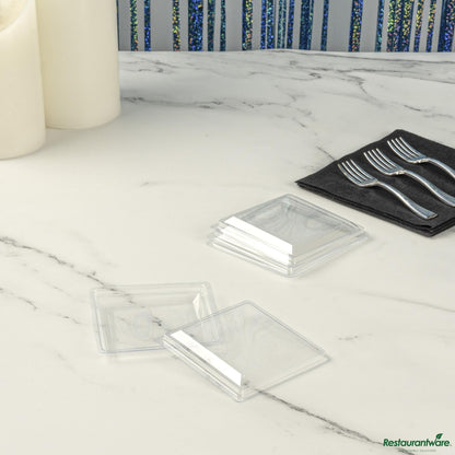 Wholesale Restaurantware Lid Cup 6 Z Flat Plst Clr- Bulk