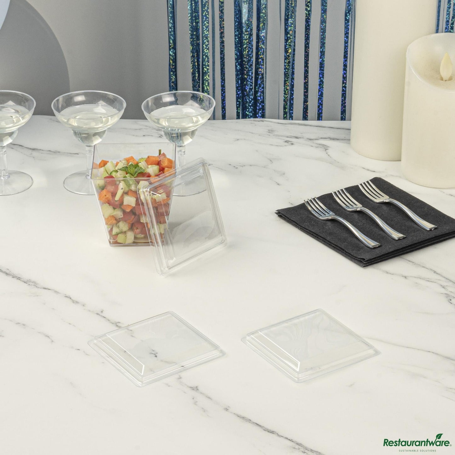 Wholesale Restaurantware Lid Cup 6 Z Flat Plst Clr- Bulk