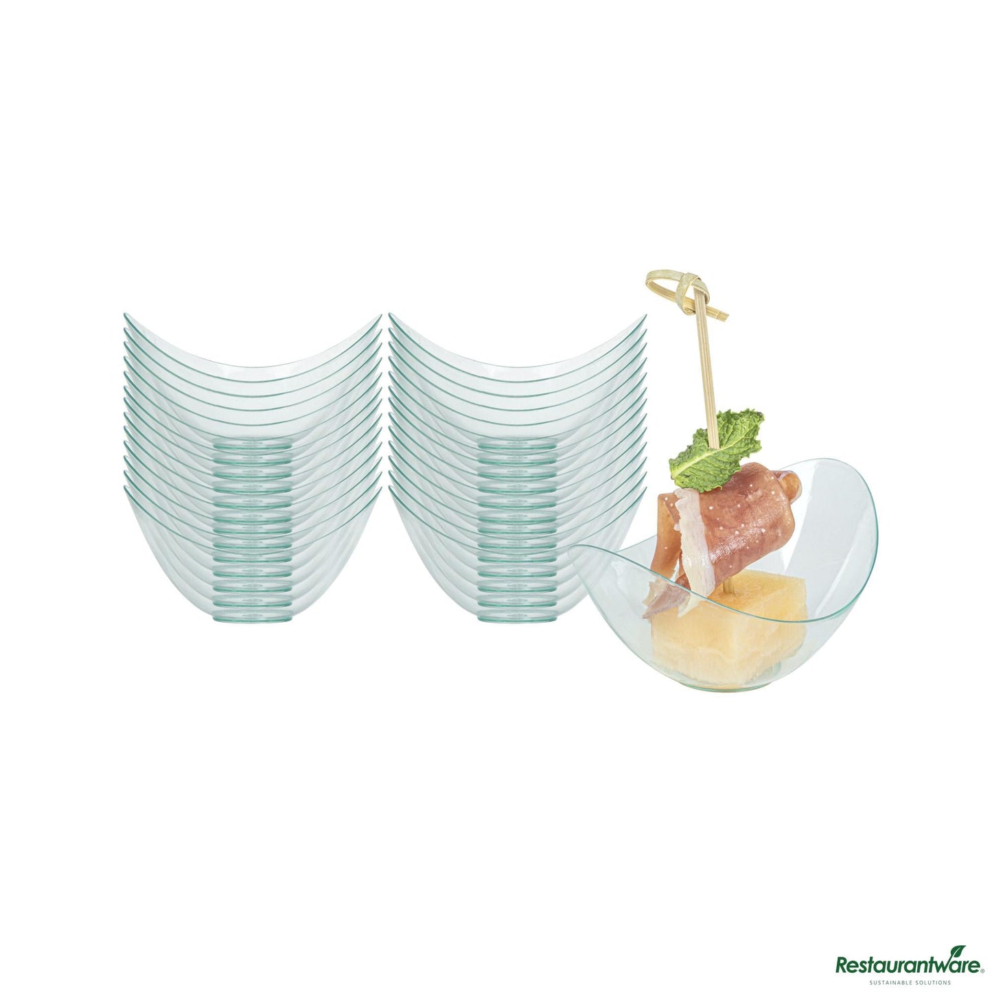Wholesale Restaurantware Dish Plst 2 Z Sea Grn Alato- Bulk