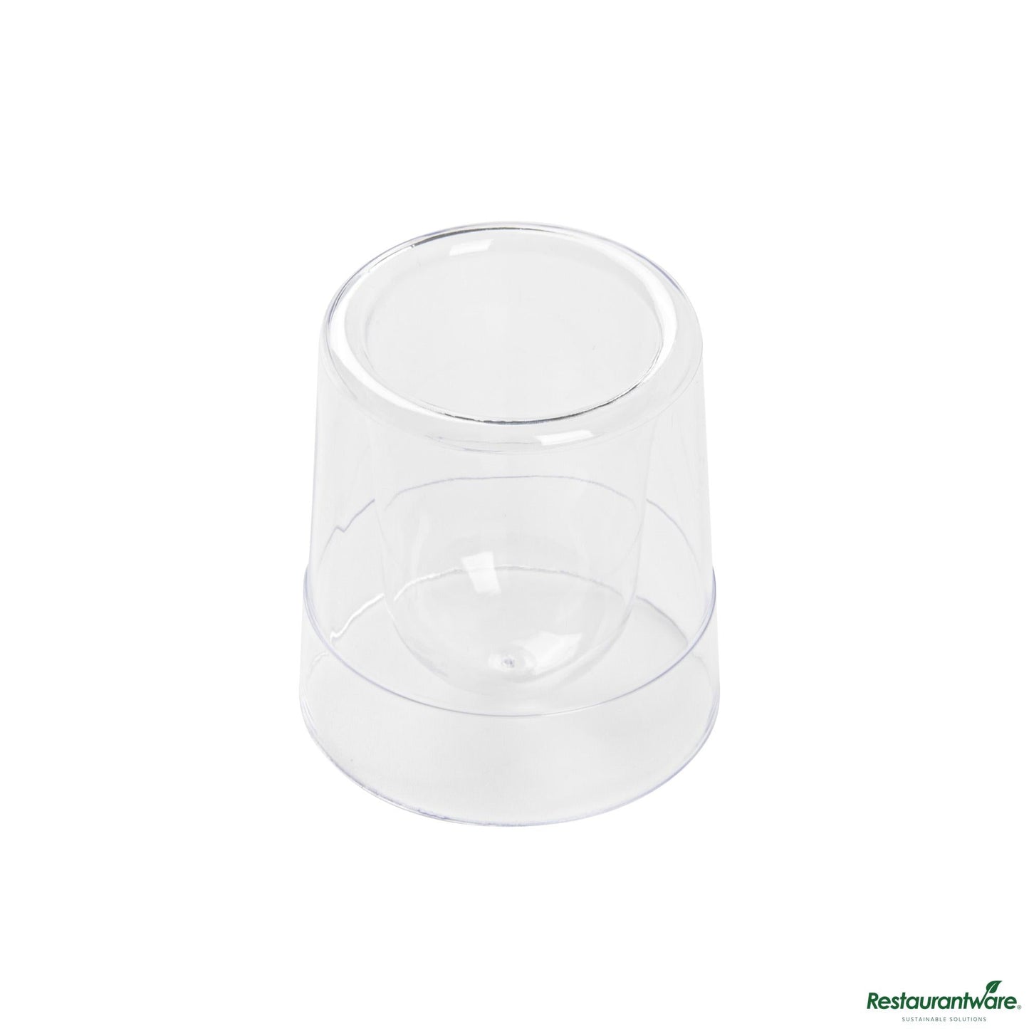 Wholesale Restaurantware Cup Plst 2 Z Shotr Clr Dbl- Bulk
