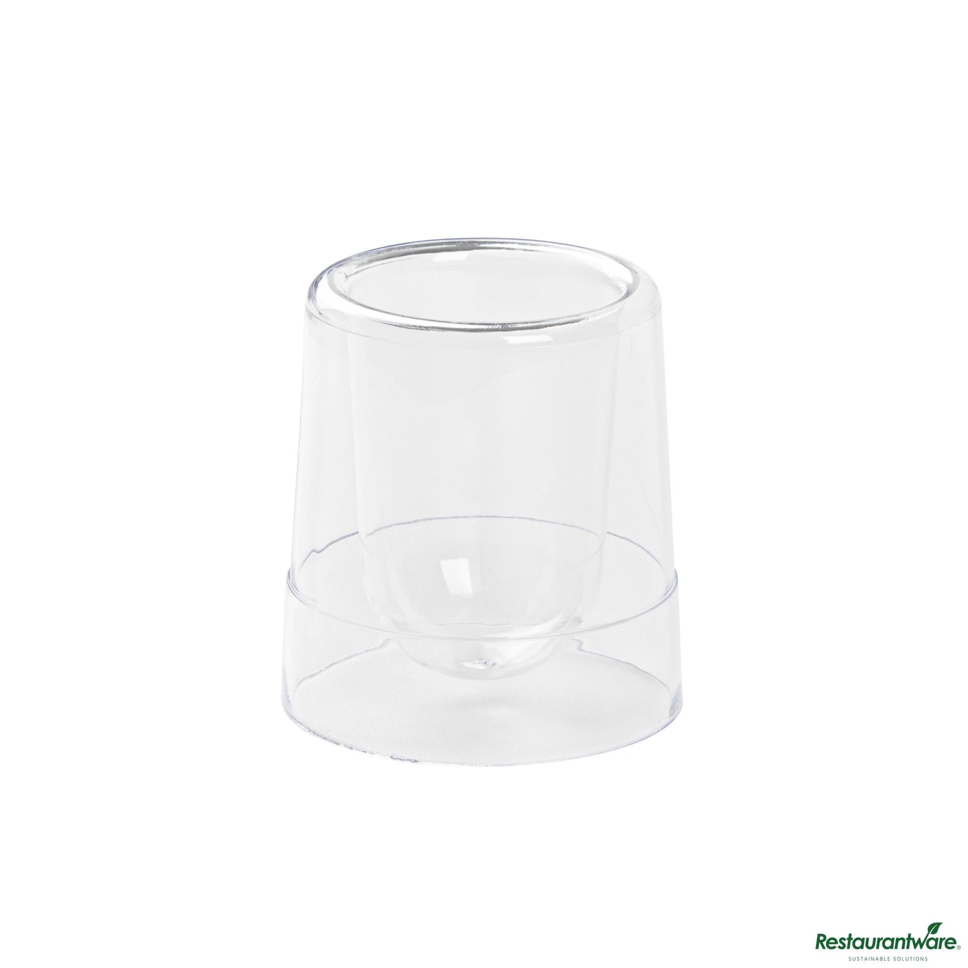 Wholesale Restaurantware Cup Plst 2 Z Shotr Clr Dbl- Bulk