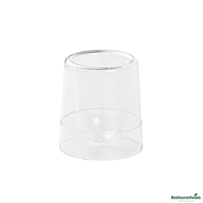 Wholesale Restaurantware Cup Plst 2 Z Shotr Clr Dbl- Bulk