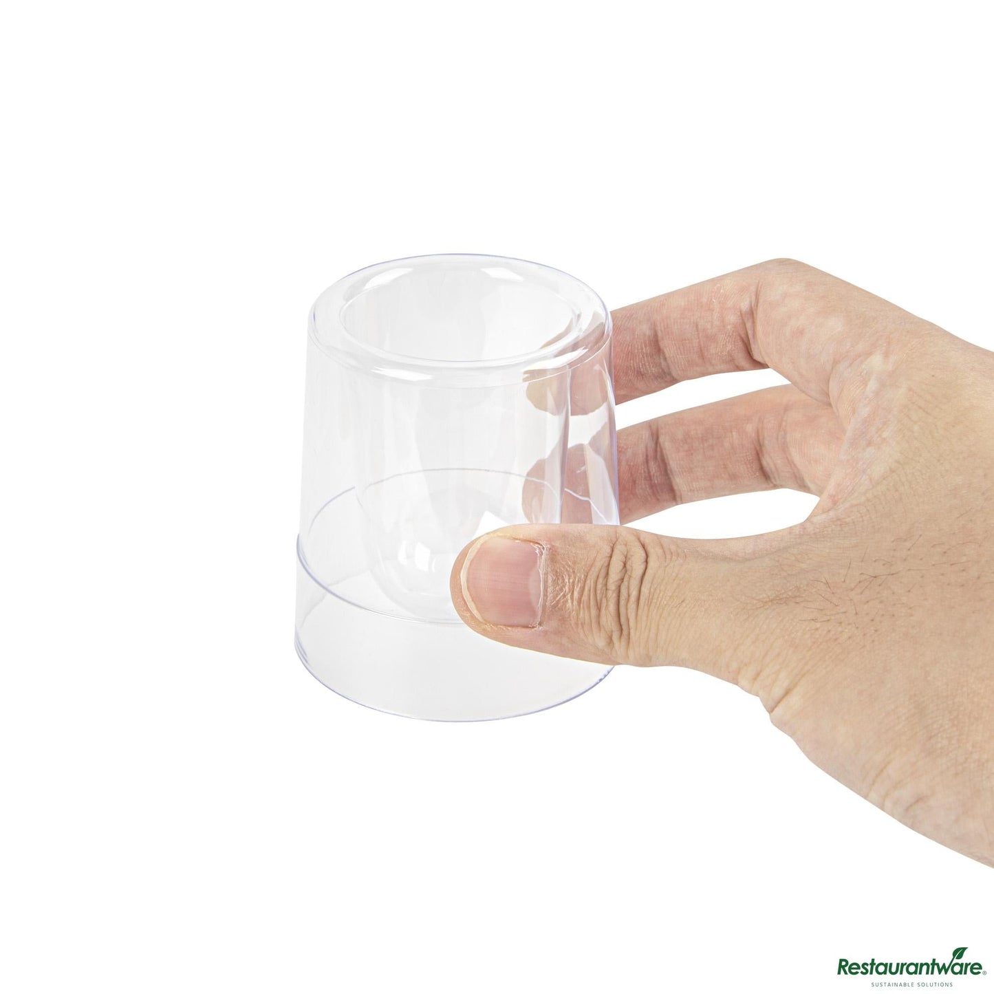 Wholesale Restaurantware Cup Plst 2 Z Shotr Clr Dbl- Bulk