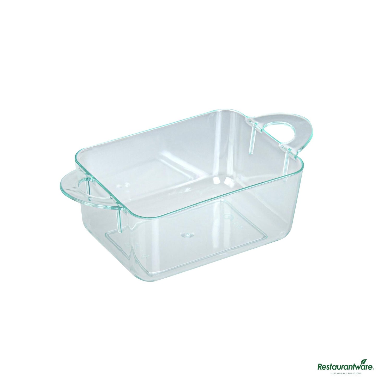 Wholesale Restaurantware 3 Oz Rectangle Seagreen Plastic Cocotte - 3 3/4" X 2" X 1 1/2"- Bulk