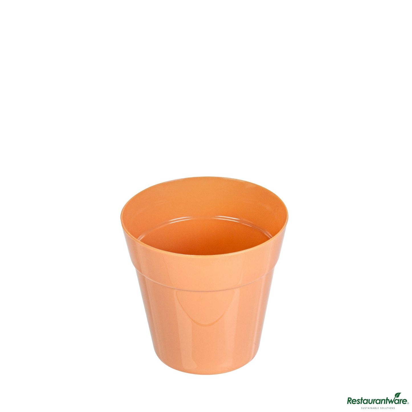 Wholesale Restaurantware 4 Oz Round Terracotta Plastic Mini Flower Pot - 2 1/2" X 2 1/2" X 2 1/2"- Bulk