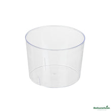 Wholesale Restaurantware 6 Oz Round Clear Plastic Cylindro Cup - 2 1/4" X 2 1/4" X 3"- Bulk