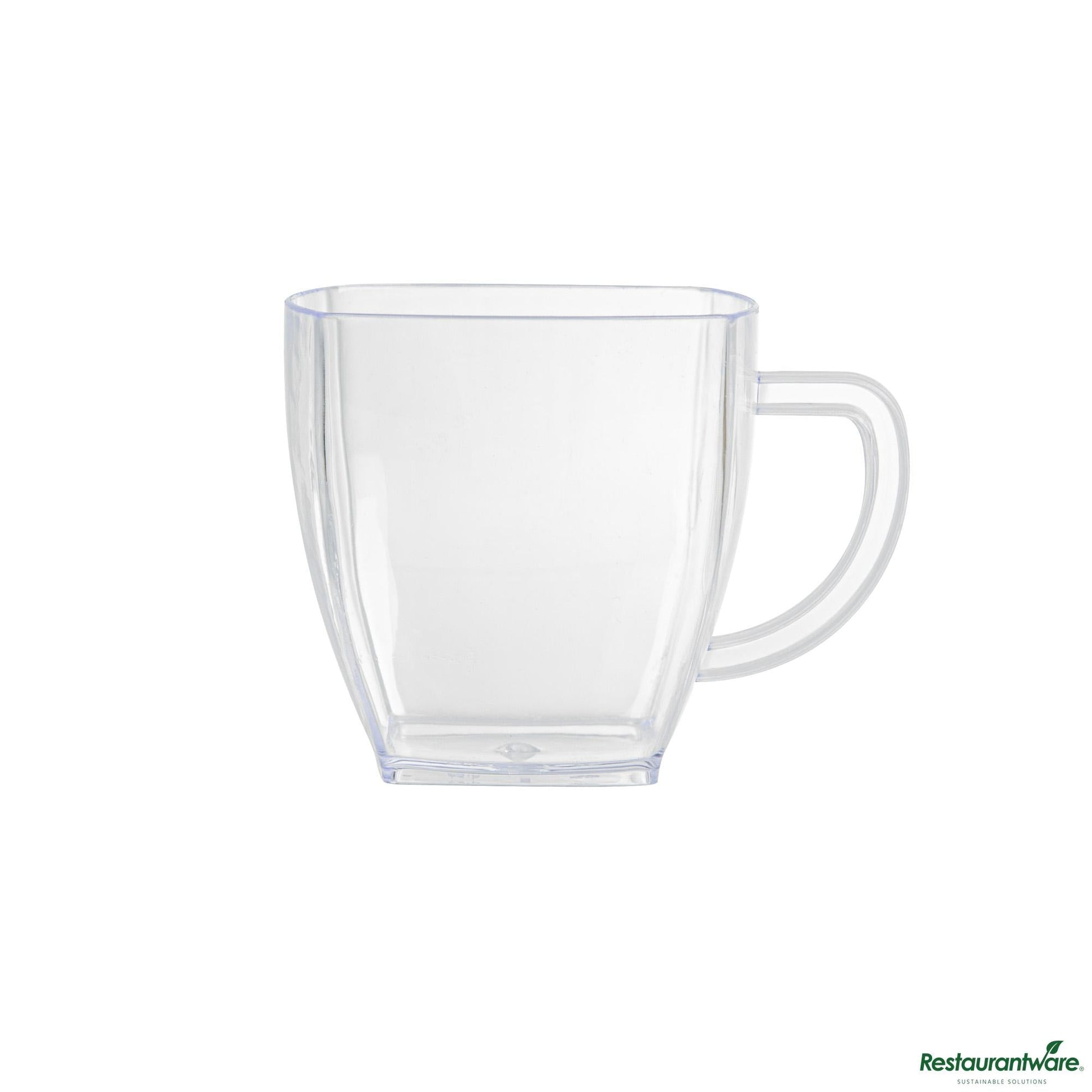 Wholesale Restaurantware 2 Oz Square Clear Plastic Mini Cafe Cup - 2" X 2" X 2"- Bulk