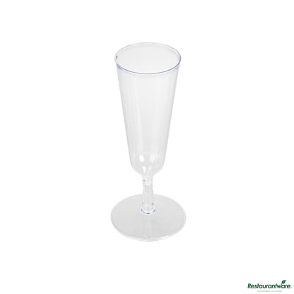 Wholesale Restaurantware 2 Oz Round Clear Plastic Mini Champagne Glass - 2" X 2" X 5"- Bulk