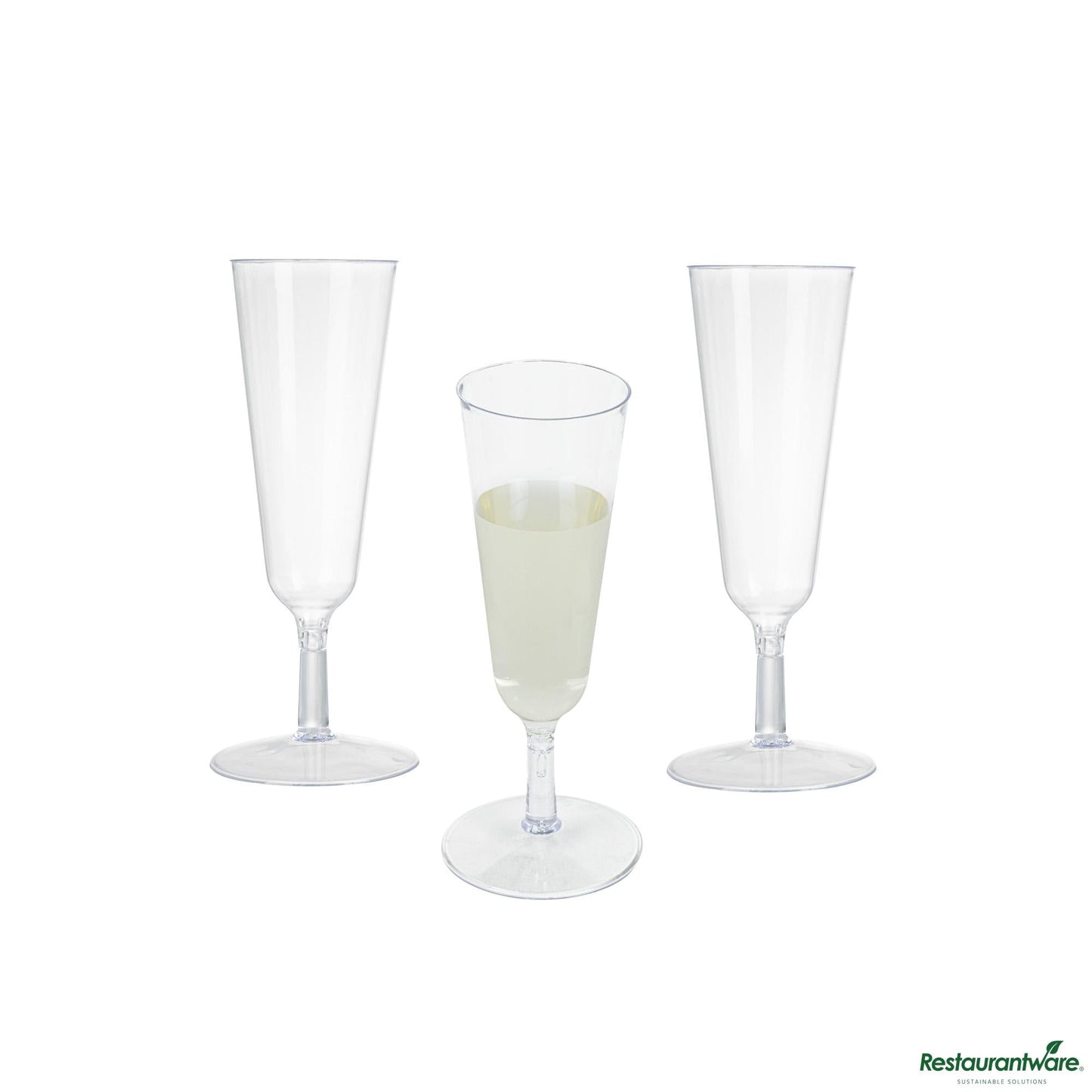 Wholesale Restaurantware 2 Oz Round Clear Plastic Mini Champagne Glass - 2" X 2" X 5"- Bulk