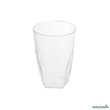 Wholesale Restaurantware 5 Oz Round Clear Plastic Edge Glass - 2.3" X 2.3" X 3.3"- Bulk