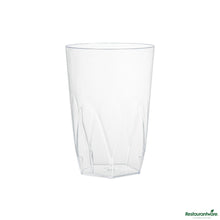 Wholesale Restaurantware 5 Oz Round Clear Plastic Edge Glass - 2.3" X 2.3" X 3.3"- Bulk