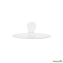 Wholesale Restaurantware Round Clear Plastic Pastry Pallet - 3" X 3" X 1"- Bulk