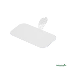 Wholesale Restaurantware Rectangle Clear Plastic Pastry Pallet - 4" X 2.2" X 1"- Bulk