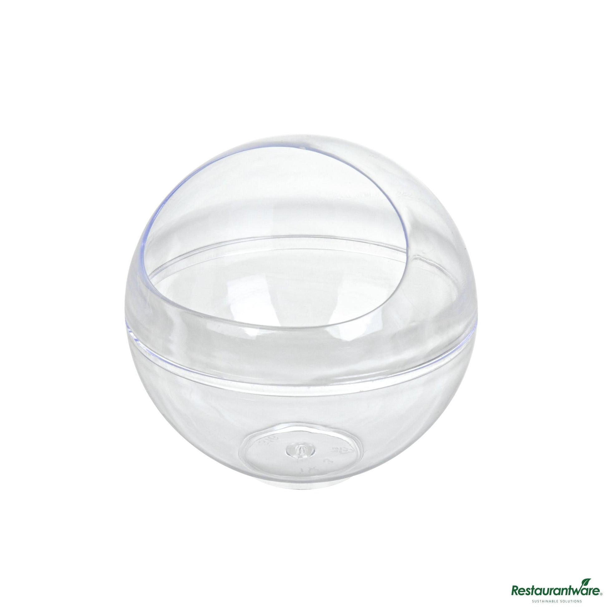 Wholesale Restaurantware 3 Oz Round Clear Plastic Balloon Bowl - 2 1/2" X 2 1/2" X 2 1/2"- Bulk
