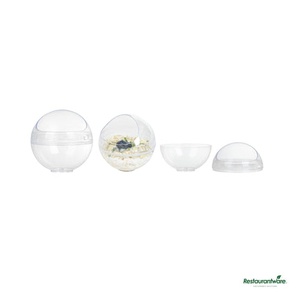 Wholesale Restaurantware 3 Oz Round Clear Plastic Balloon Bowl - 2 1/2" X 2 1/2" X 2 1/2"- Bulk