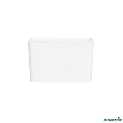 Wholesale Restaurantware 2 Oz Square White Plastic Short Quadrato Cup - 1 3/4" X 1 3/4" X 1"- Bulk