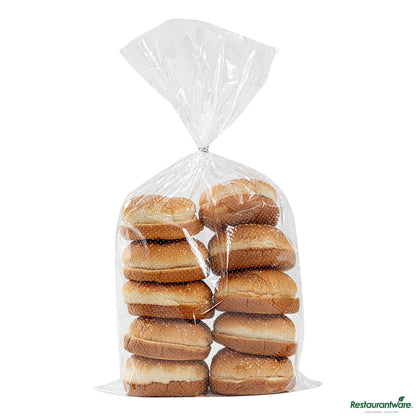 Wholesale Restaurantware Bag Tek Clear Plastic Bread Bag - Micro-Perforated, with Wicket Dispenser - 11" X 20"- Bulk