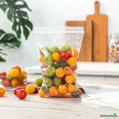 Wholesale Restaurantware Bag Tek Clear Plastic Zip Bag - Bpa-Free, High Clarity - 6" X 9"- Bulk