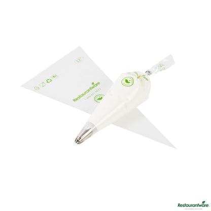 Wholesale Restaurantware Pastry Tek Clear Plastic Pastry Piping Bag - Biodegradable - 12" X 6"- Bulk