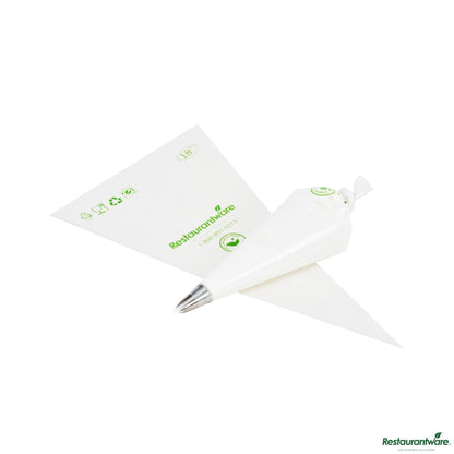 Wholesale Restaurantware Clear Plastic Pastry Piping Bag - Biodegradable - 18.0" X 8.66" X 0.01"- Bulk