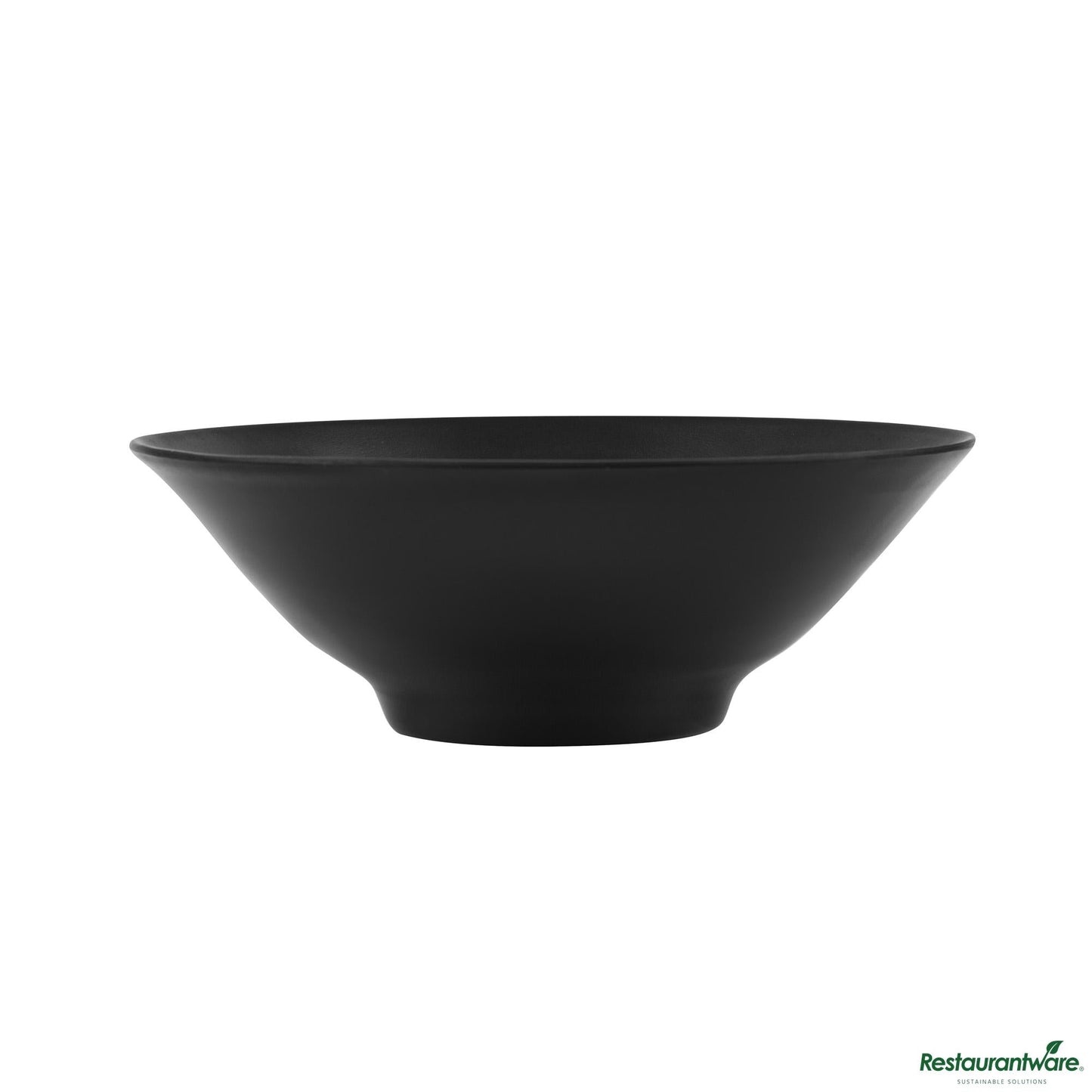 Wholesale Restaurantware Voga 37 Oz Round Black Melamine Serving Bowl - Japonais, Faux Slate - 9 3/4" X 9 3/4" X 3 1/4"- Bulk