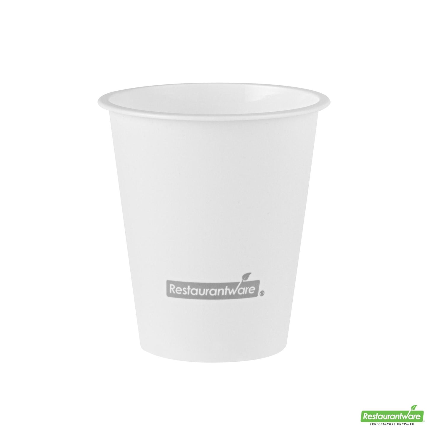 Wholesale Restaurantware 12 Oz Round Matte White Plastic Hot / Cold Drinking Cup - 3.5" X 3.5" X 4.0"- Bulk