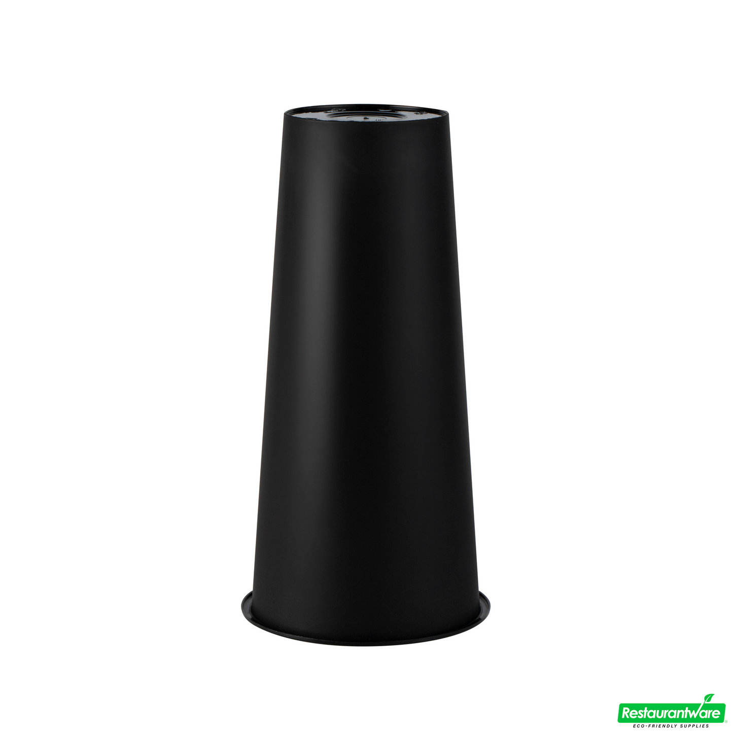 Wholesale Restaurantware 24 Oz Round Matte Black Plastic Hot / Cold Drinking Cup - 3.5" X 3.5" X 7.0"- Bulk