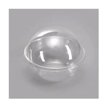 Wholesale Restaurantware 21 Oz Clear Plastic Sphere Salad Container - with Dome Lid - 5.8" X 5.8" X 4.8"- Bulk